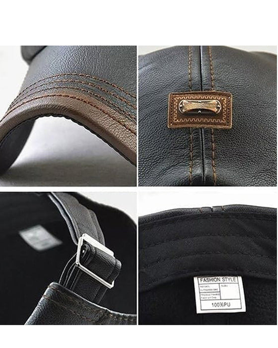 New Fashion Leather Beret