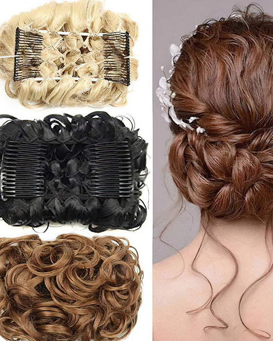Curly Chignon Comb Clip