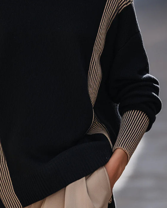 Irregular Geometric Loose Jumper