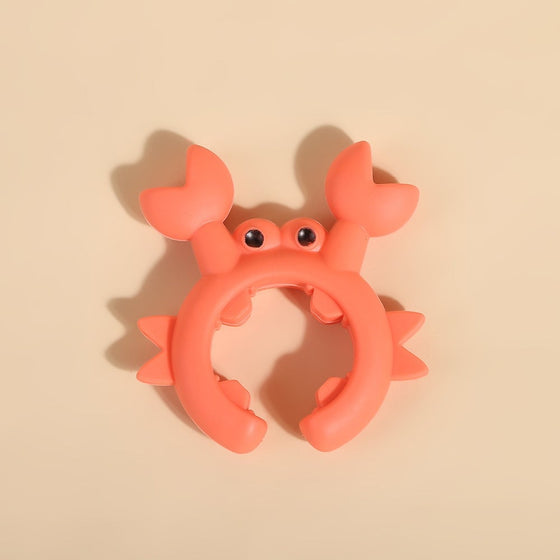 Silicone crab spatula placement rack