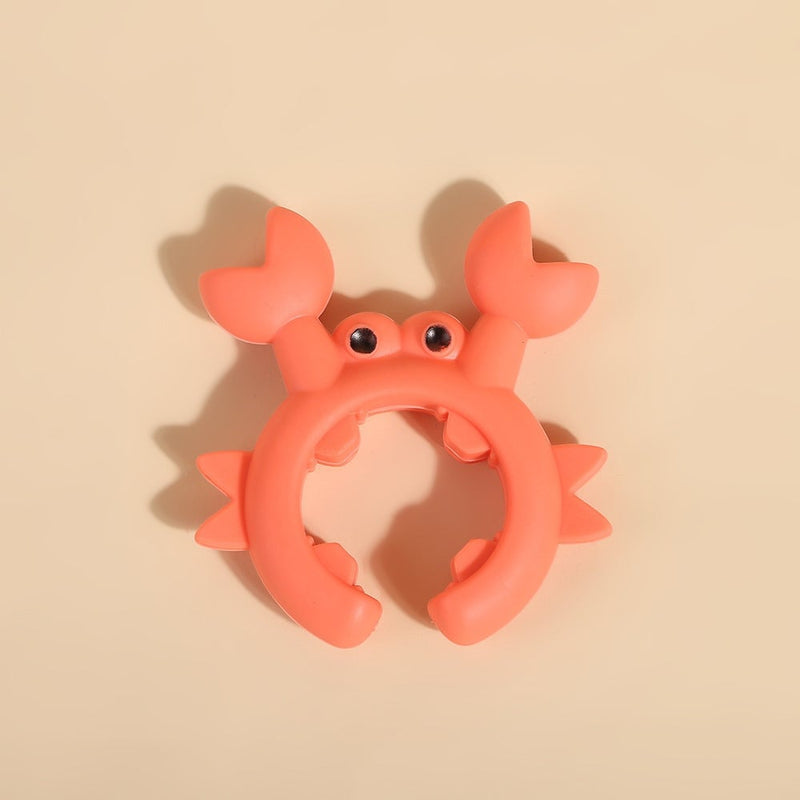 Silicone crab spatula placement rack