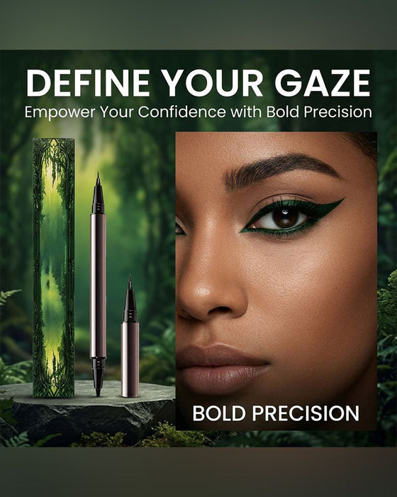 Dual-Tip Long-Lasting Liquid Eyeliner