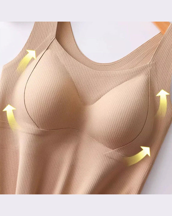 Women's Thermal Tank Tops With Built-in Bra