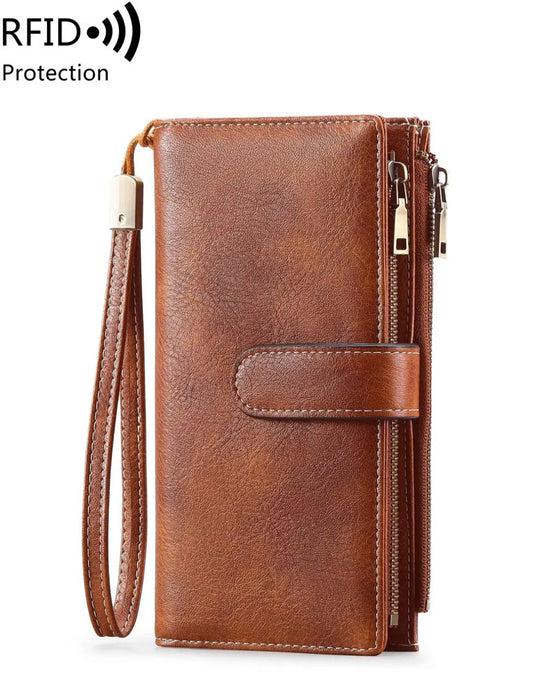 Women Zipper Long Wallet Trendy Exquisite Gift Wallet