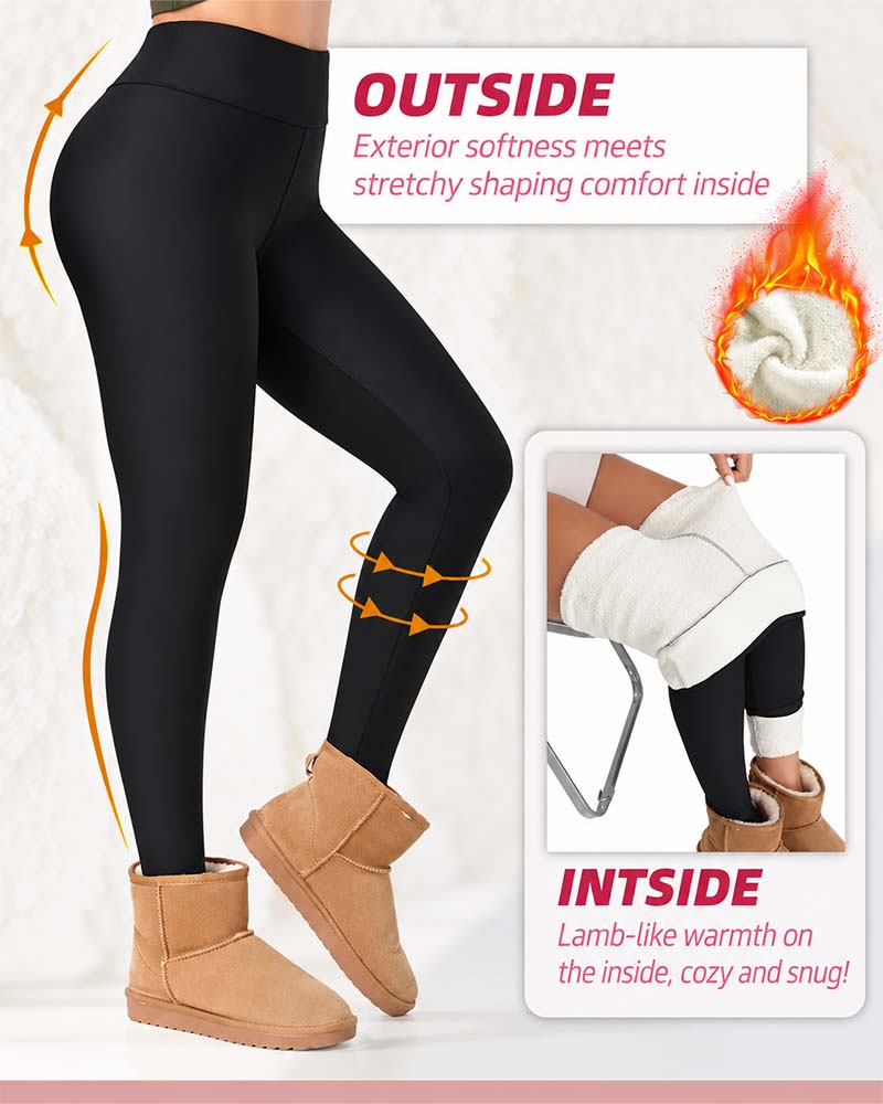 Winter Thick High Waist Warm Leggings Yoga Pants