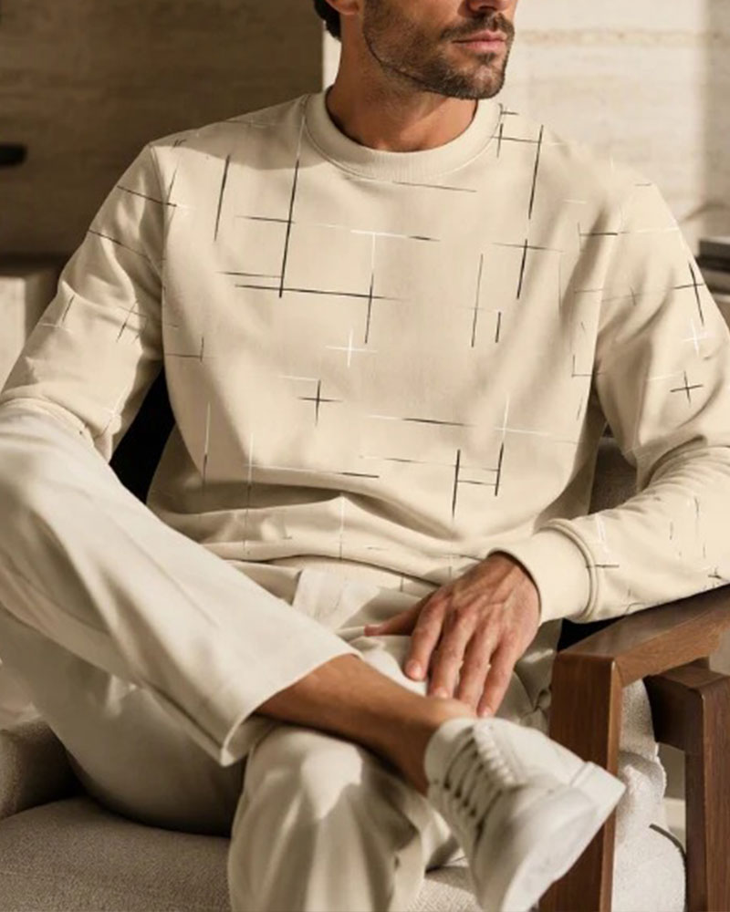 Men's Casual Line Sweatshirt
