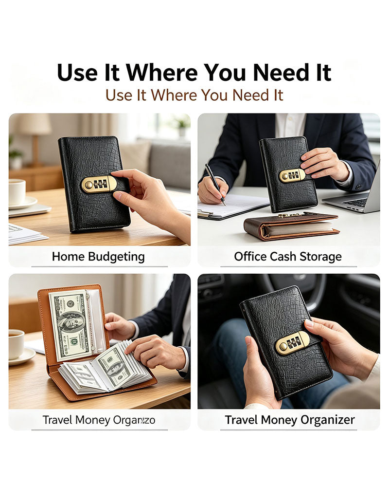 Combination Lock Cash Book