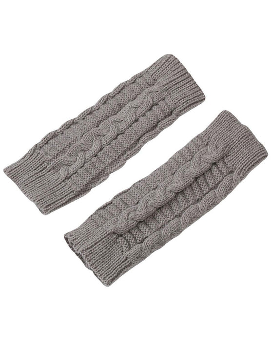 Cable Knit Fingerless Gloves
