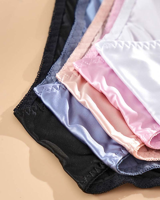 Women's Elegant Satin Lace Panties