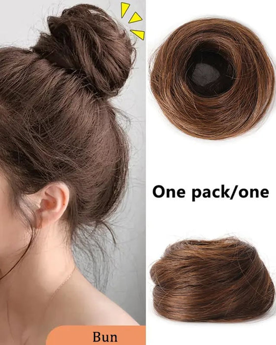 Synthetic Messy Bun Hair Piece for Women