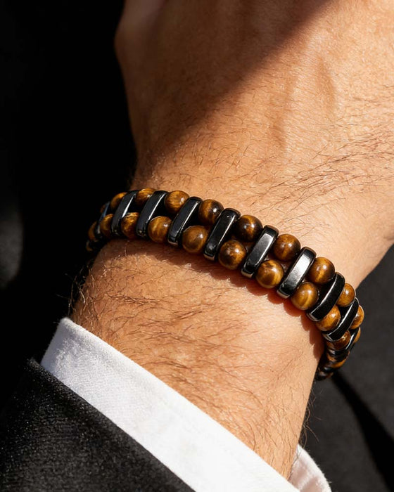 Natural Tiger's Eye Stone Bracelet