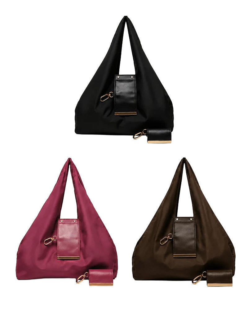 Charm Transformable Bag – Stylish Vegan Leather Tote & Keychain Charm