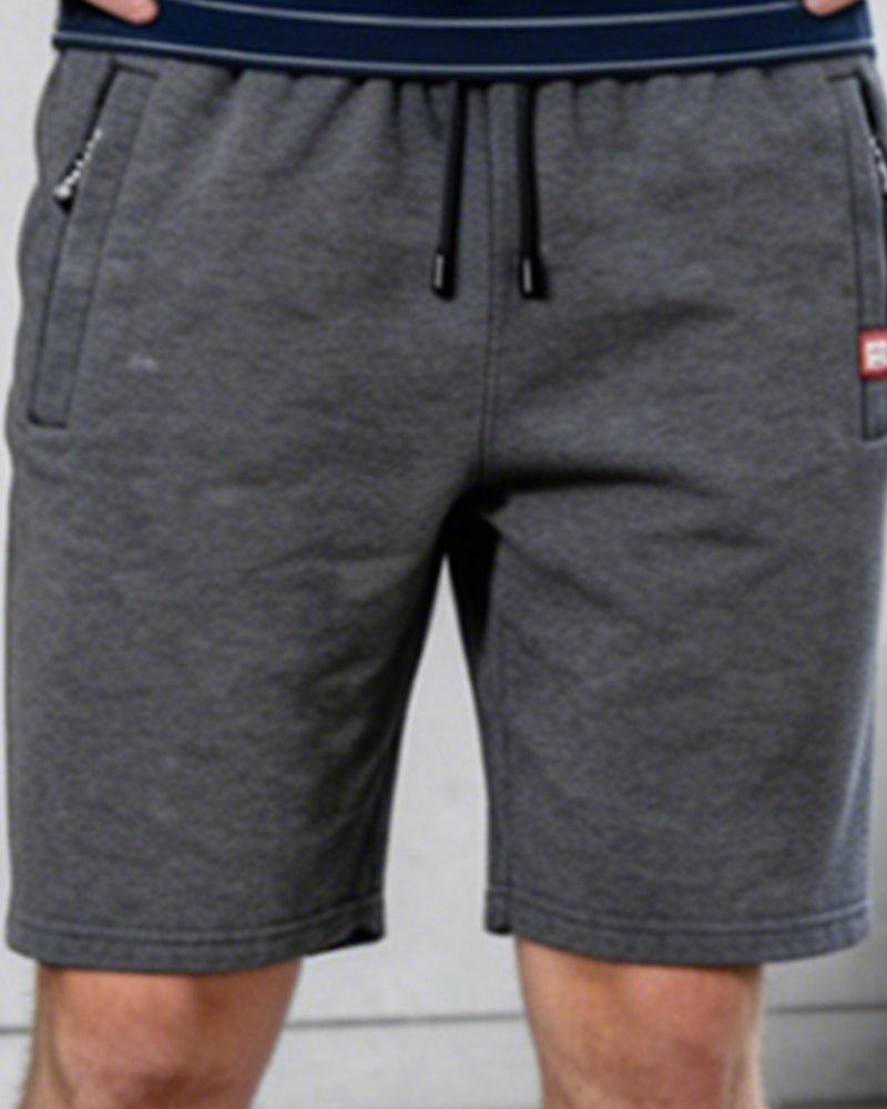 Men's Solid-Color Beach Shorts