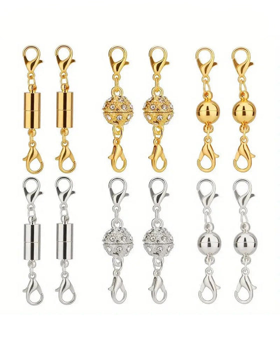 12 Pack Magnetic Necklace Clasps and Closures