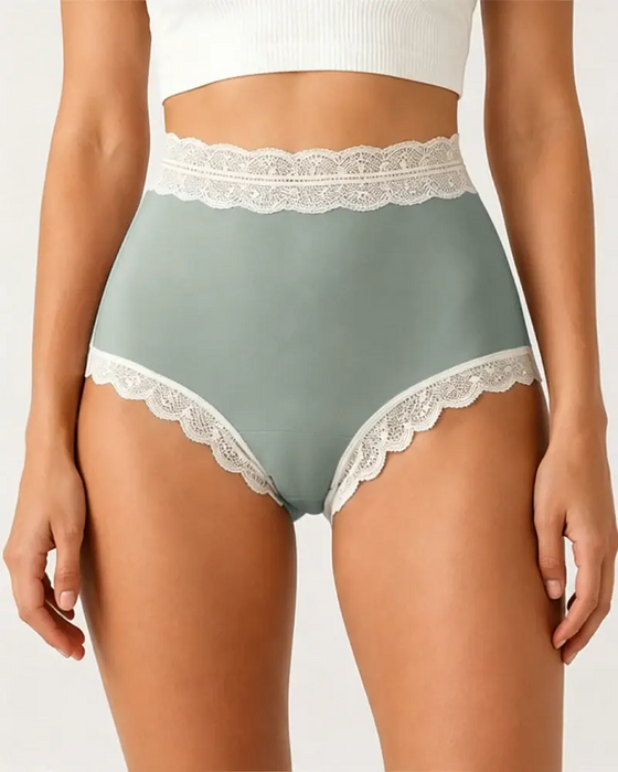 High Waist Tummy Control Seamless Lace Lingerie