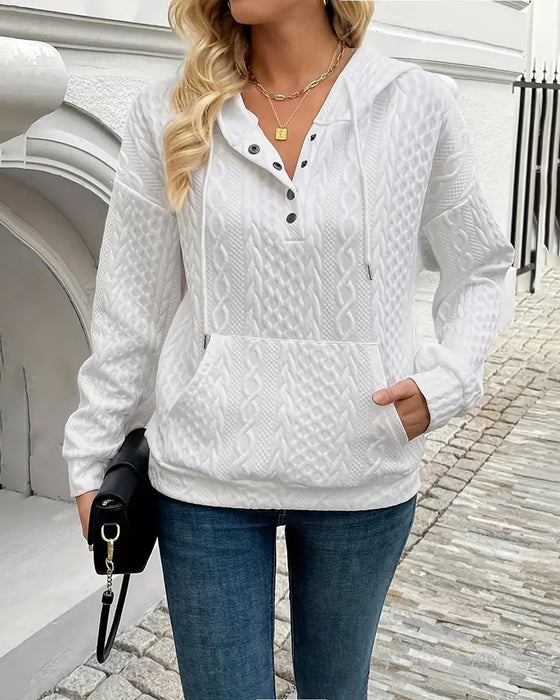 Hooded Drawstring Hoodie