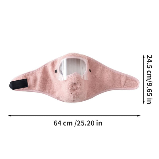 Thermal Ear Protection Winter Face Mask with Protective Eye Shield