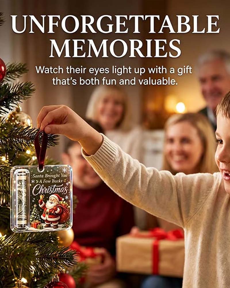 Christmas Cash Gift Ornament