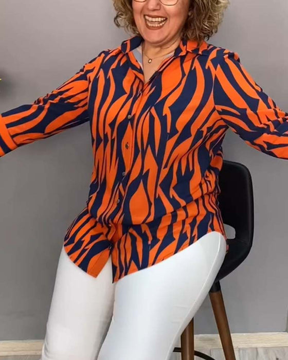 Printed Casual Blouse