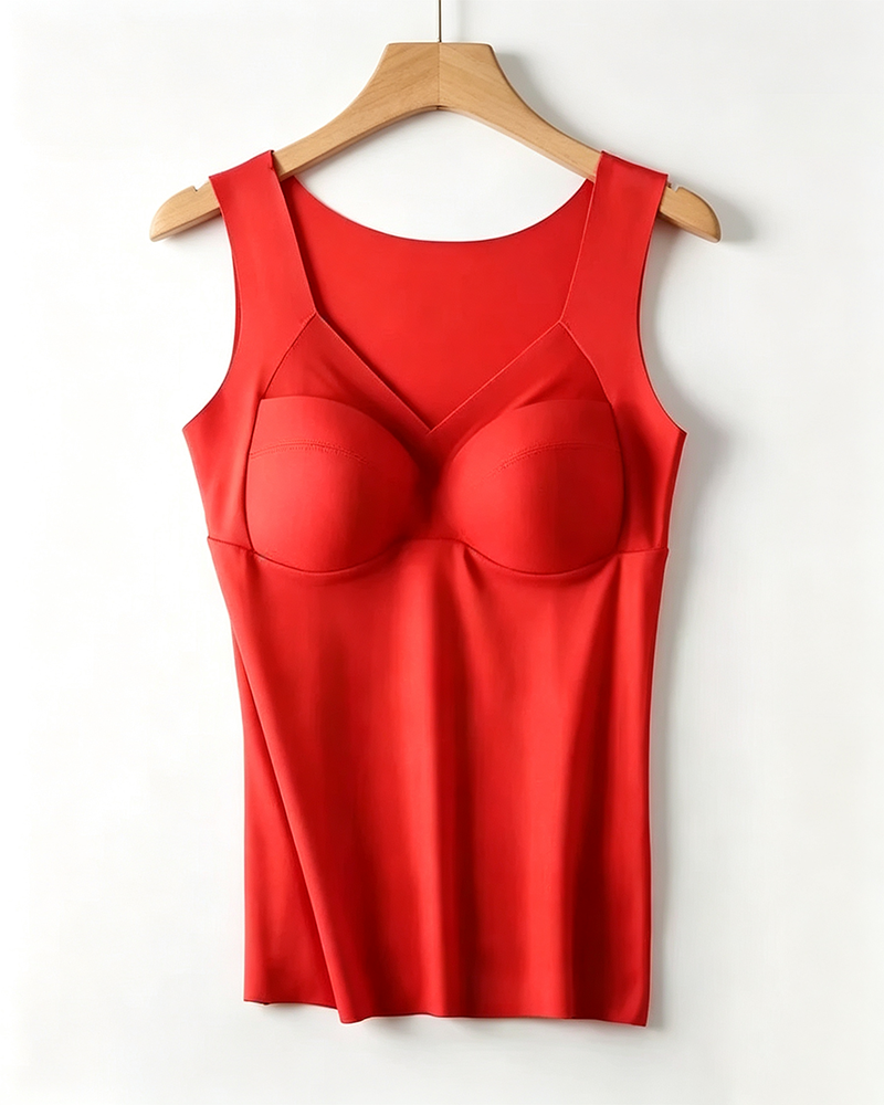 One-Piece Padded Warm Tank Top
