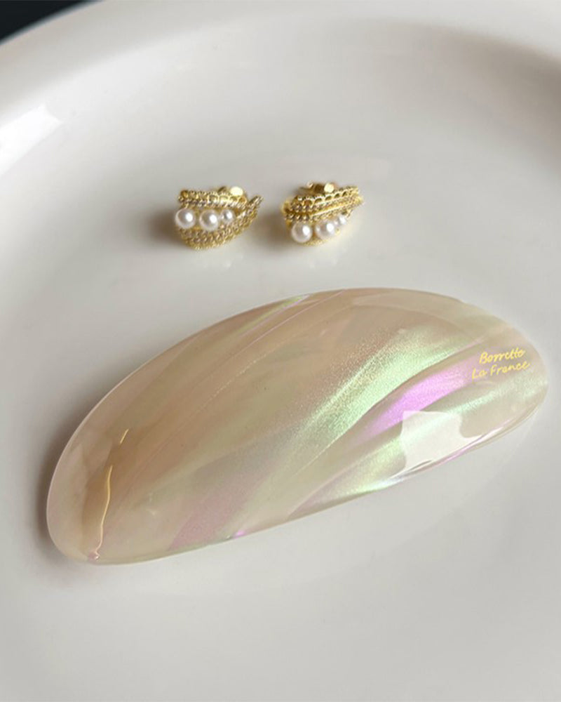 One-word Pone Tail Hairpin Advanced Sense Bangs Clip Half Tie Hair Spring Clip Side Clip Hair Accessories