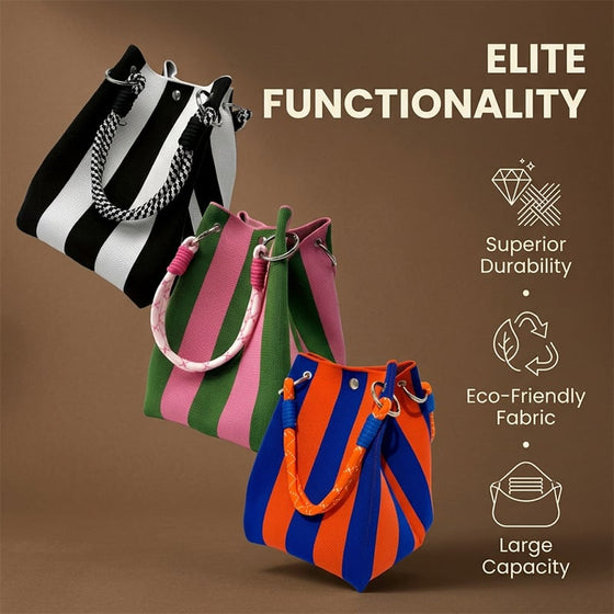 Mini Knit Bucket Tote Bag