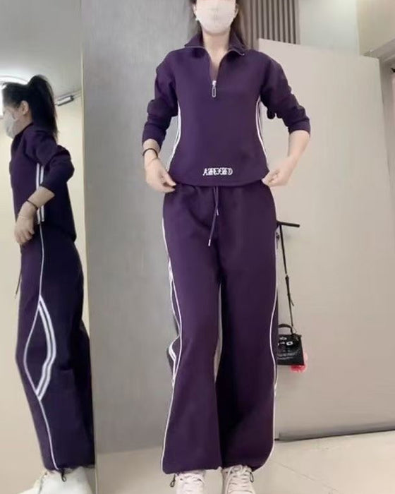 Casual Sports Figure-Flattering Two-Piece Sets