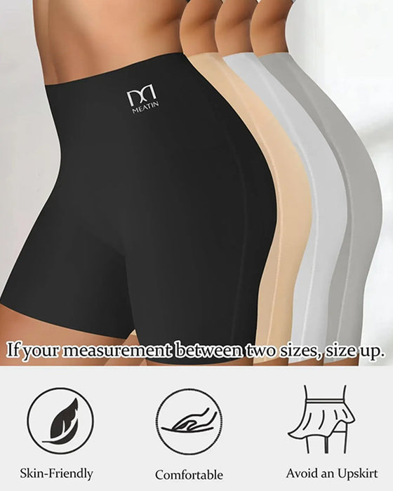 Mid-Rise Solid Color Shorts