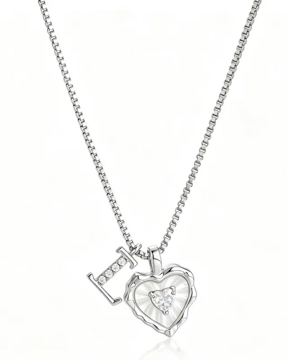 A–Z Micro Pave Letter Pendant Necklace