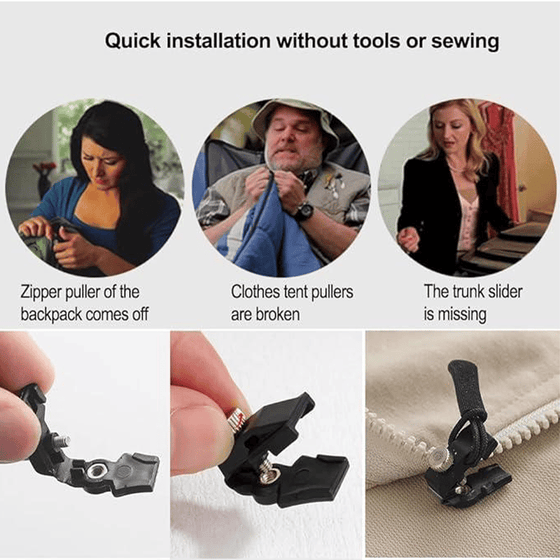 6-Pack Universal Zipper Repair Tool
