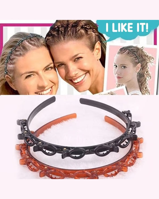 Hairstyle Headband With Clips