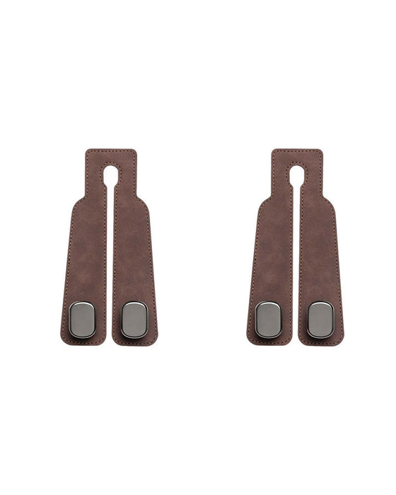 Suede Leather Car Seat Hook