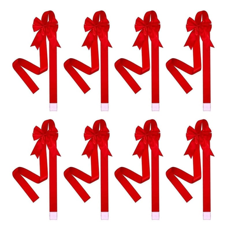 Christmas Door Bow Ribbon Decoration