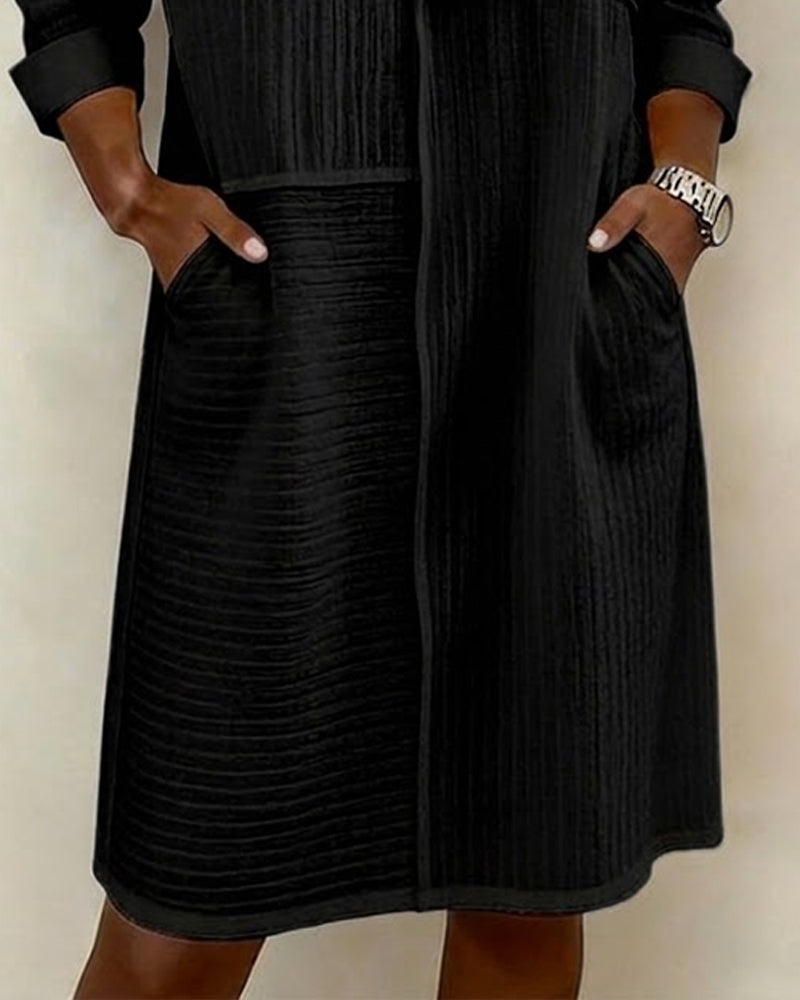 Textured Shift Dress