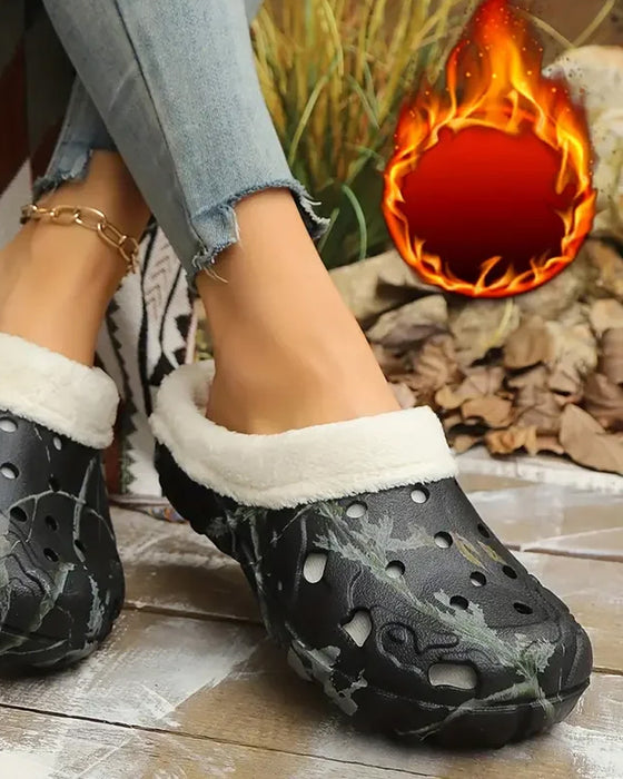 Stylish Pattern Anti-Slip Crotched Slippers