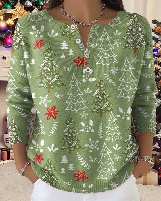 Christmas Tree Pattern Sweater
