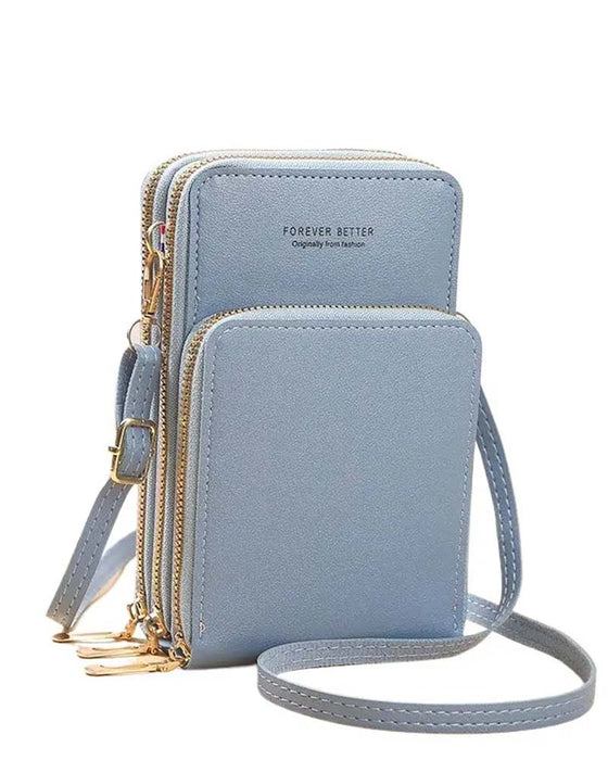 Solid Color Fashion Crossbody Phone Bag