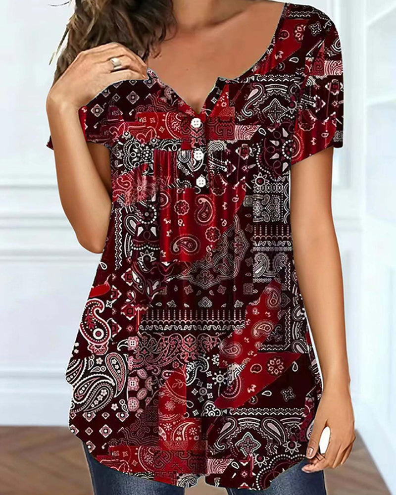 Casual V-Neck T-Shirt for Women