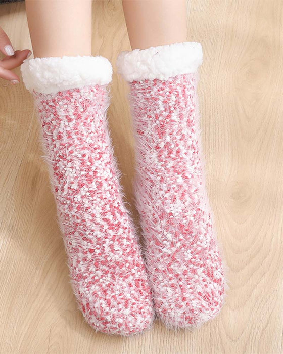 Cozy Lounge Slipper Socks with Grippers
