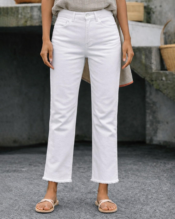 Casual Nine Points Pants
