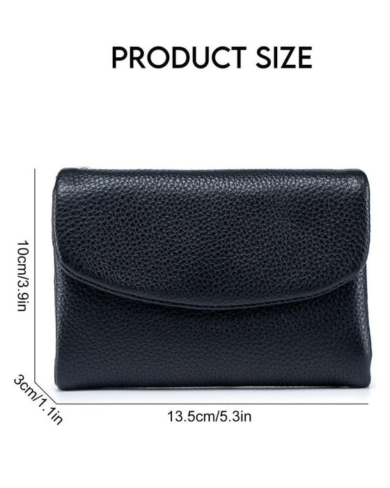 Short Soft Leather Wallet
