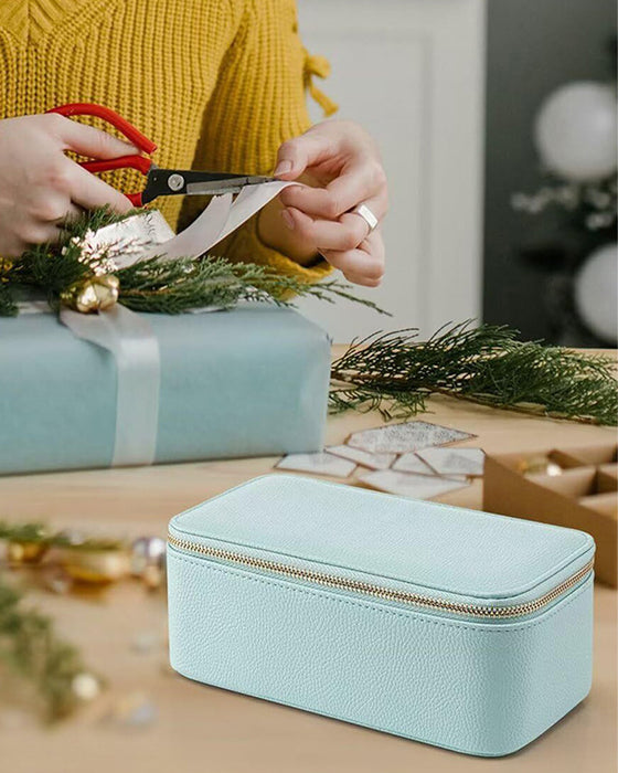 Travel Jewelry Box with Small Pouches