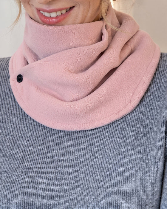 Classic Solid Color Velvet Neck Warmer