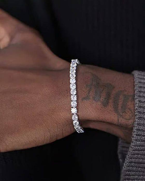 Sparkling Moissanite Bracelet