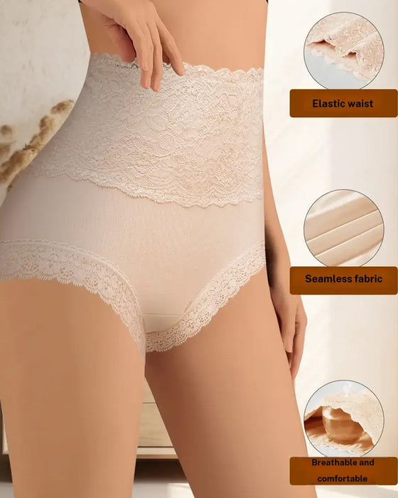 Lace Tummy Control High-Waist Panties
