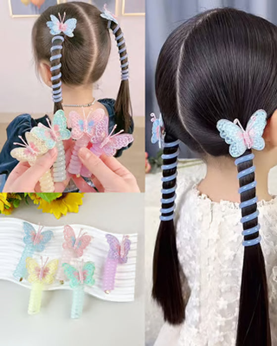 Butterfly Telephone Wire Hair Bands