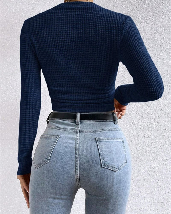 Slim Fit Versatile Long Sleeve Top