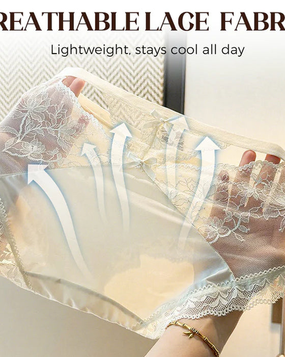 Women's Soft Lace Mid-Rise Panty