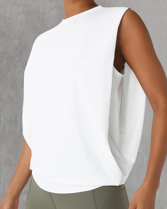 Sleeveless Round Neck Sports Vest