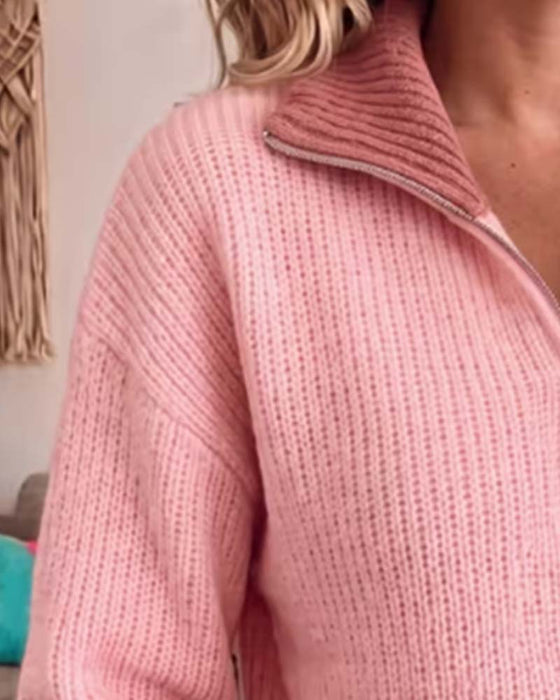 Long Sleeve Zipper Pullover
